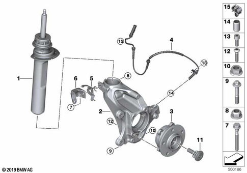 Front Axle Suspension for 2020 Mini JCW ALL4 #1