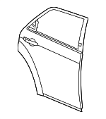 5134177AD - Body: Door Shell for Chrysler: 300 | Dodge: Charger, Magnum Image