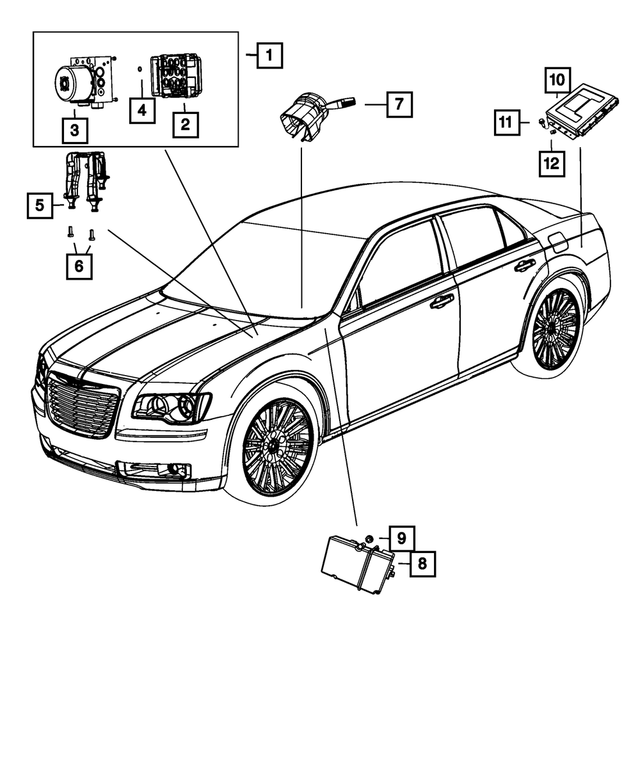 68160269AB - Electrical: Anti-lock Brake System Module for Mopar Image image