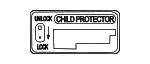 94848717 - Body: Child Lock Label for Pontiac: Vibe Image
