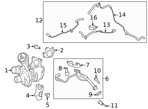 Turbocharger, Supercharger & Ram Air for 2015 Lincoln Navigator #0