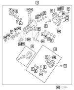 68403411AA - Differential and Drive Line: Differential Case Assembly for Fiat: 124 Spider Image