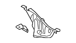 7P6819511B - Body: Water Deflector for Volkswagen Image