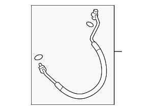 4M0816721G - : A/C Refrigerant Discharge Hose for Audi Image