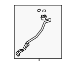 4M0816738M - HVAC: AC Hose for Audi: Q7, Q8, RS Q8, SQ7, SQ8 Image