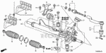 53434TA0A02 - Chassis: CLIP, STEERING TIE ROD for Honda Image