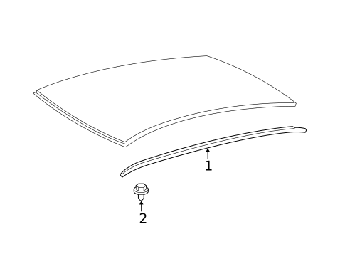 Exterior Trim - Roof for 2009 Toyota Camry #0