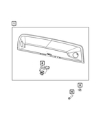 68412027AA - Electrical: Center High Mounted Stop Lamp for Mopar Image