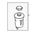 LR061407 - Steering: 2005-2016 Land-Rover Power Steering Pump Reservoir for Land Rover: LR3, LR4, Range Rover, Range Rover Sport Image
