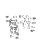 68141702AA - Electrical: Module Bracket for Mopar Image