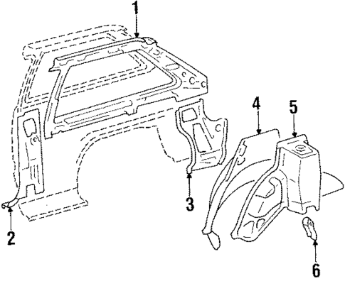 Inner Components for 1984 Toyota Tercel #0
