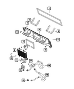 68443844AA - Cooling: Radiator Seal for Mopar Image