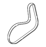 31430015 - Cooling System: Belt for Volvo: S60, S60 Cross Country, S80, S90, V60, V60 Cross Country, V90, V90 Cross Country, XC40, XC60, XC70, XC90 Image