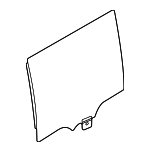 LR185457 - : Door Glass for Land-Rover Image