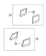 82212132 - Mopar Accessories - Component Parts: Soft Top Window Kit for Mopar Image