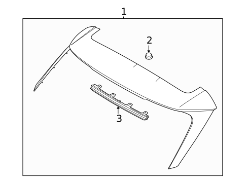Spoiler for 2022 Hyundai Tucson #0