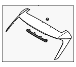 87210N9000B6S - : Spoiler Assembly for Hyundai: Tucson Image