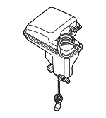 17137647713 - : Expansion Tank for BMW: 745i, 745Li, 750i, 750Li, 760i, 760Li, Alpina B7 Image