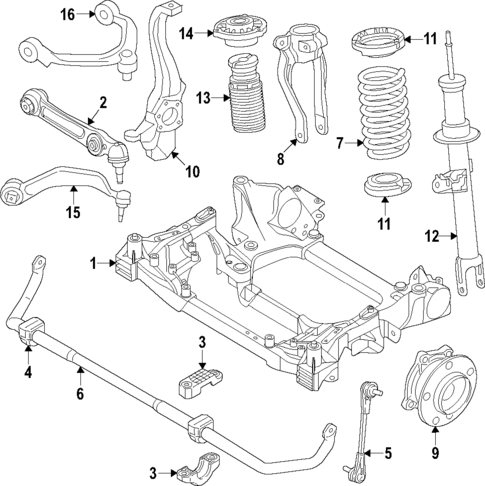 Front Suspension for 2024 BMW i5 #0