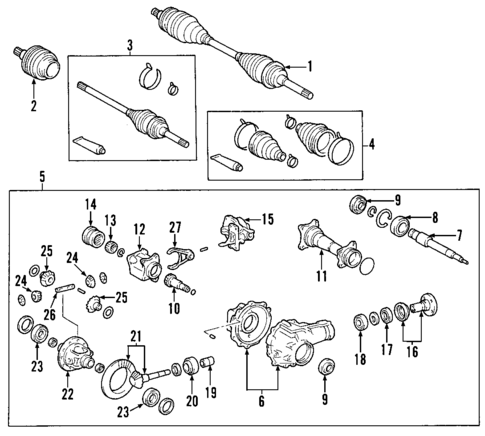 Differential for 2000 Toyota Tundra | American Toyota Parts