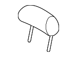 C2P15294LEG - Body: Headrest for Jaguar Image