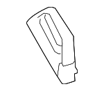 C2P19723LEG - : Seat Belt Guide for Jaguar: XK, XKR, XKR-S Image