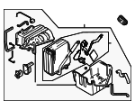 73510FA131 - HVAC: Evaporator Assembly for Subaru: Impreza Image