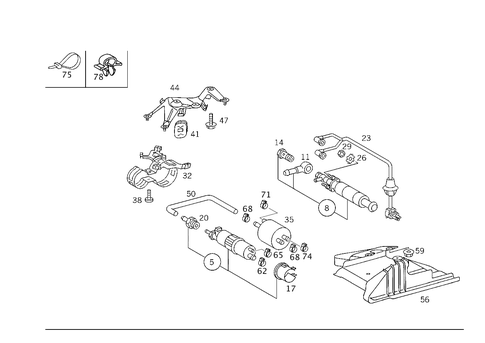 Fuel Pump Package for 1999 Mercedes-Benz CLK430 #0