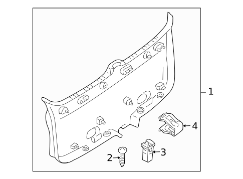 Interior Trim for 2009 Mazda Tribute #0