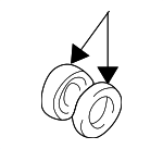 MR388567 - Front Drive Axle: Axle Bearings for Chrysler: Sebring | Dodge: Avenger, Stratus Image