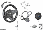 32308008185 - Steering: M Sports Steering Wheel Leather for BMW Image