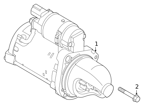 Starter for 2022 Hyundai Sonata #1