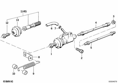 Brake Master Cylinder for 1987 BMW-Motorrad K 100 LT #0