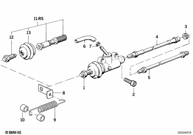 17111460922 - Brakes: Hose Clamp for BMW-Motorrad Image