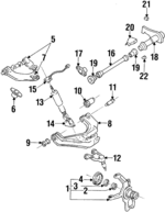MR267960 - : Shock Absorber for Mitsubishi: Montero Image