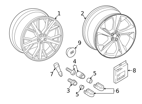 Wheels for 2022 Audi SQ7 #1
