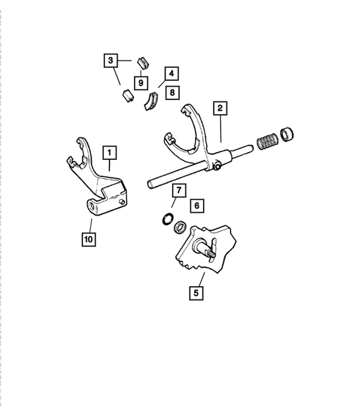 Fork and Rails for 2004 Dodge Durango #0