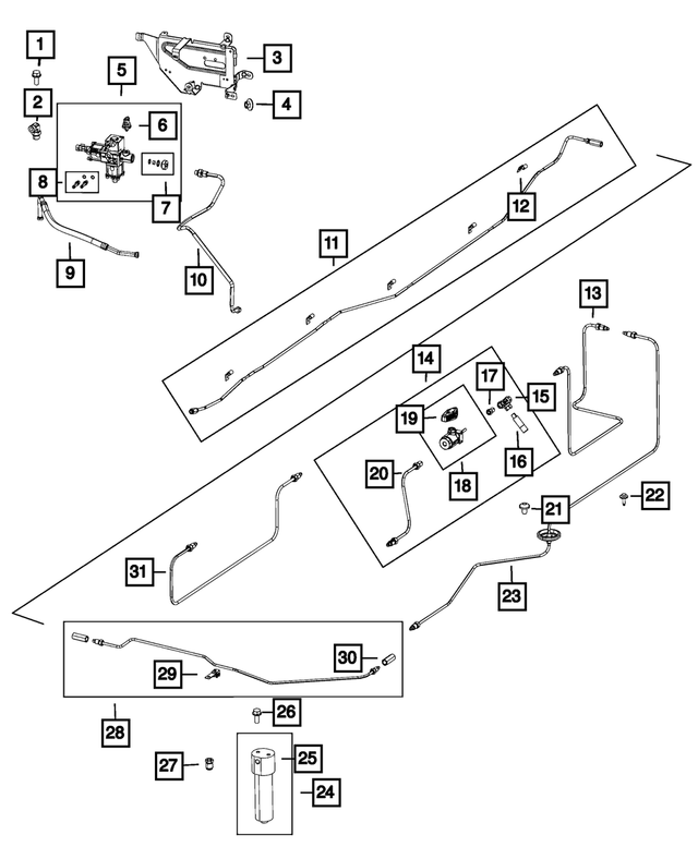 6507484AA - Fuel: Nut for Mopar Image image