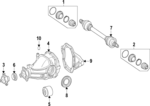 2133504600 - Universals &amp; Rear Axle: Axle Assembly for Mercedes-Benz Image