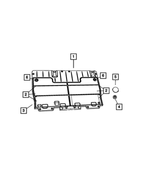6505297AA - Interior Trim: Hex Flange Nut for Mopar Image