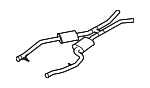 18107558647 - Exhaust: Front Muffler for BMW: X5 Image