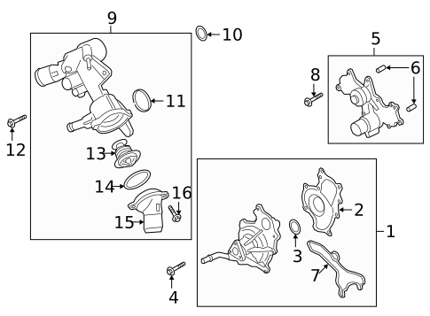 Gaskets & Sealing Systems for 2021 Ford Explorer #0