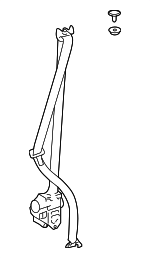 7322048540J0 - : Belt &amp; Retractor for Lexus: RX350L, RX450hL Image