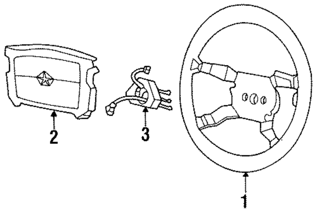 P216EE8 - Steering: Pad for Mopar Image