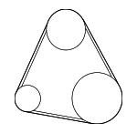 9091602661 - : Serpentine Belt for Lexus Image