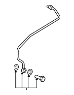 94810623755 - Engine: Water Inlet Pipe for Porsche: Cayenne Image