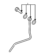 94810623552 - : Engine Coolant Pipe for Porsche: Cayenne Image