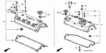 12341P08000 - : Gasket, Cylinder Head Cover for Honda Image