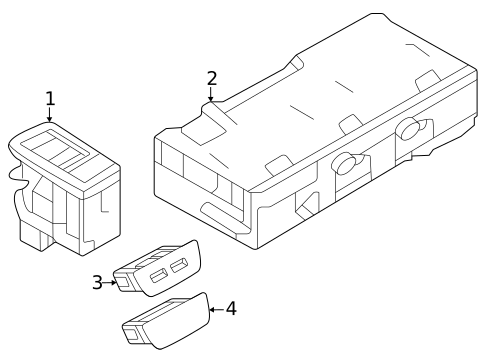 Power Outlets for 2024 Volkswagen Atlas #0