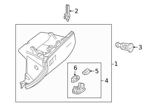 Glove Box for 2018 Mercedes-Benz GLE63 AMG S #1